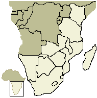 Map of Africa. Click area to explore